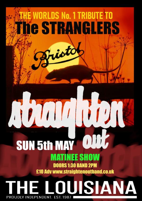 Pre-STRANGLERS Matinée Tribute Show by STRAIGHTEN OUT