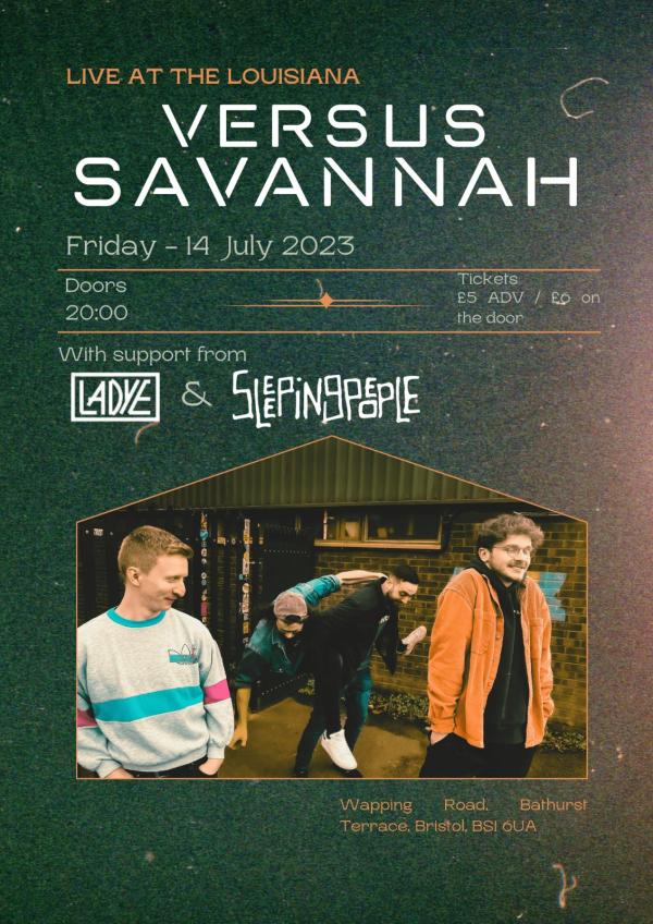 Versus Savannah + sleepingpeople + Ladye