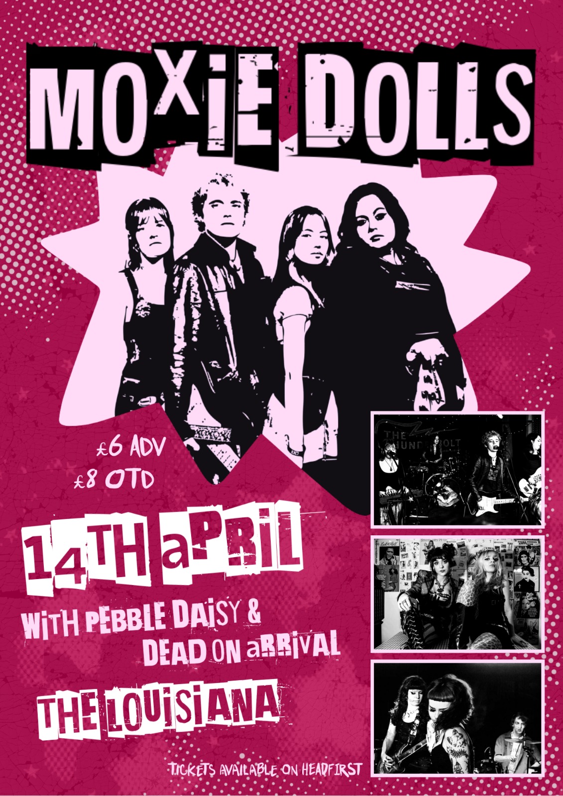 MOXIE DOLLS - Single Release Gig