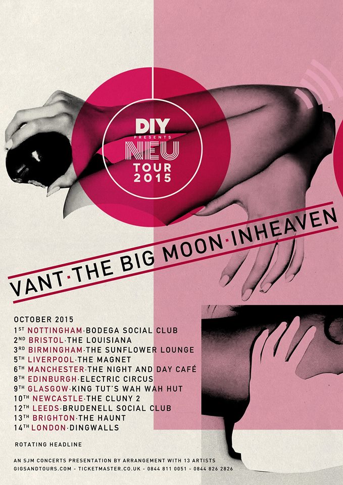          Diy Presents: Neu Tour 2015 – The Louisiana – 2nd October         
